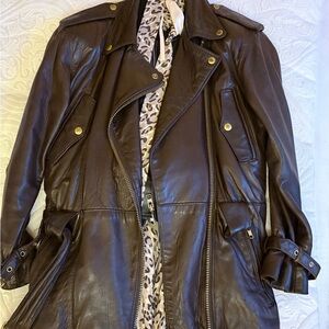 Brown Leather Women's Jacket